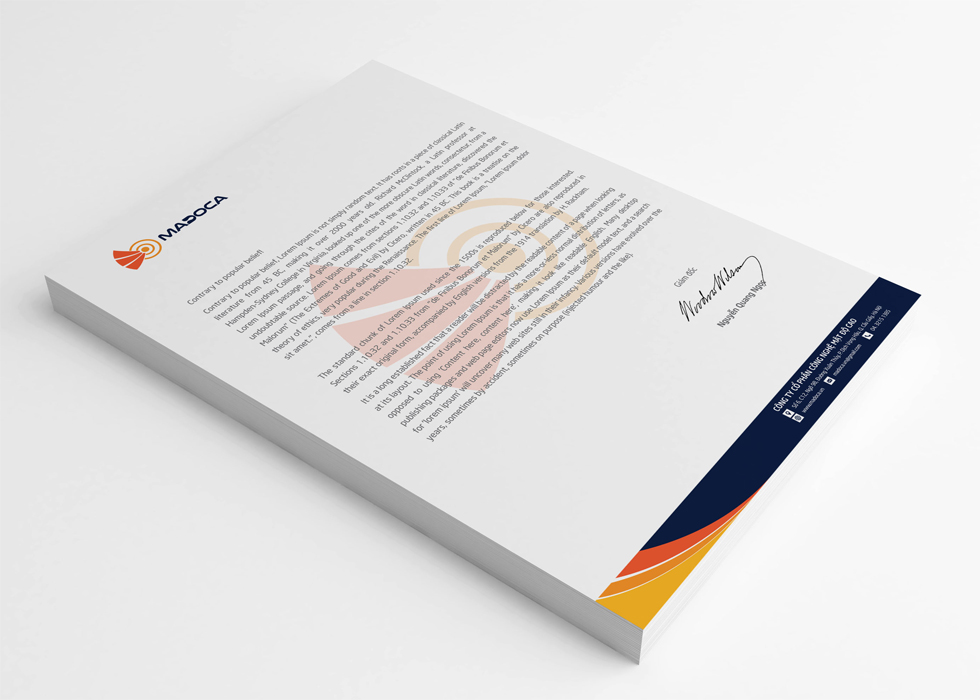 MADOCA - Thiết kế logo và hệ thống nhận diện thương hiệu công ty công nghệ - viễn thông MADOCA